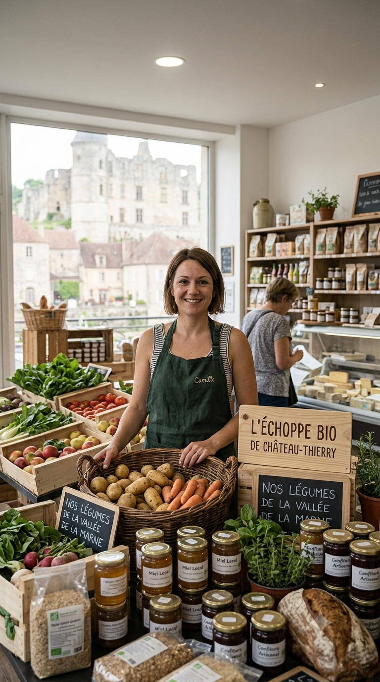 Le Panier d'Ici, boutique bio à Château-Thierry